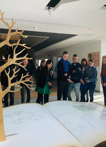 jdb电子试玩平台窗业迎来荷兰应用技术大学到厂参观，畅谈合作前景