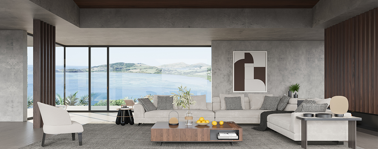 jdb电子试玩平台新奢系列铝包木窗 | N120-slim