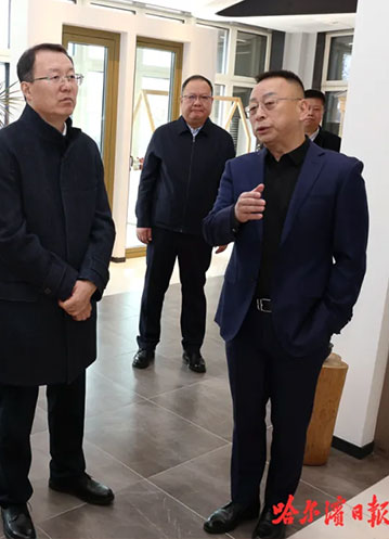 于洪涛到呼兰区、双城区调研