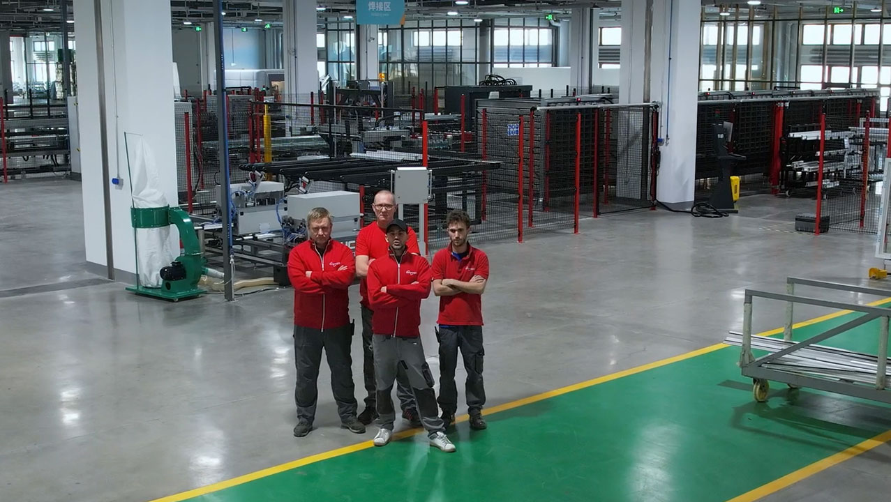 jdb电子试玩平台引入意大利GRAF最为先进的塑窗智能自动化产线 | jdb电子试玩平台双碳新塑窗，助力中国建筑节能发展