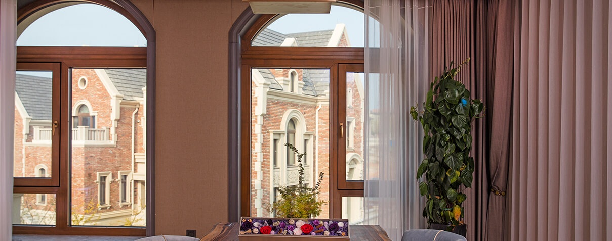 jdb电子试玩平台春天里铝包木空调窗丨P135