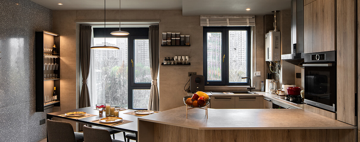 jdb电子试玩平台推窗望月铝包木空调窗丨A86